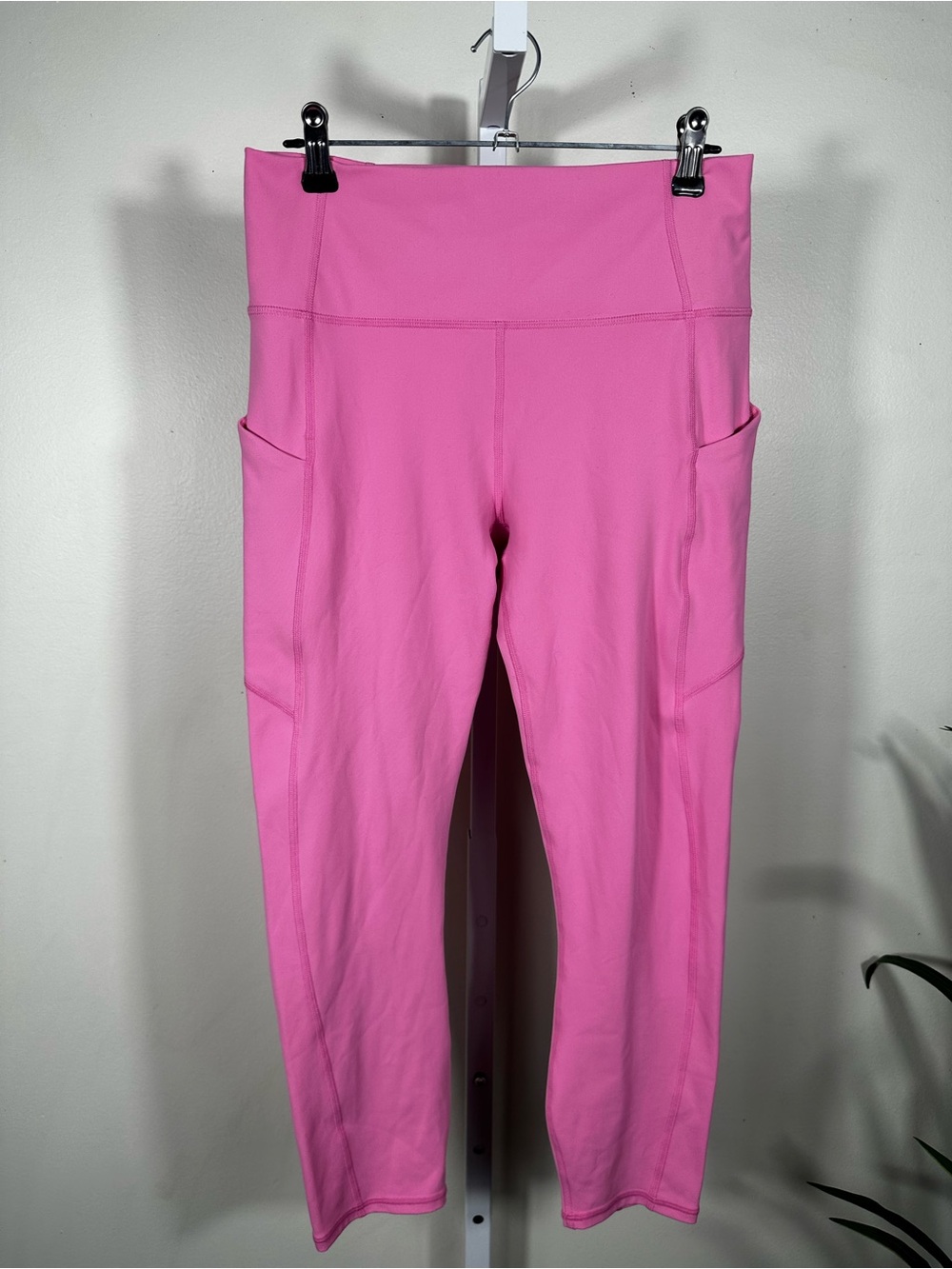S312. Fabletics PureLuxe Pink High Waisted Leggings High Waisted